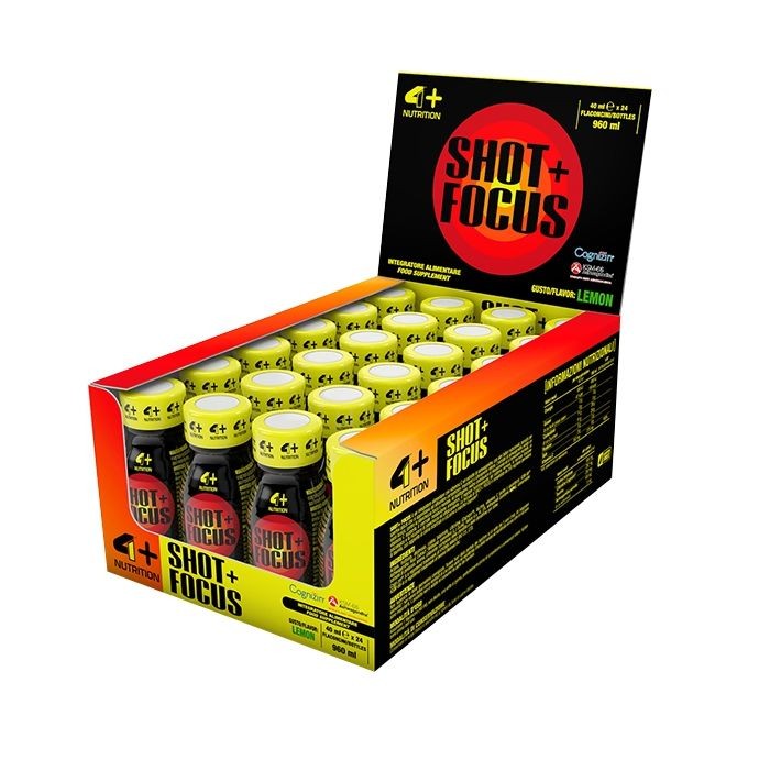 4+ Nutrition SHOT + FOCUS / кутия (24 шота)